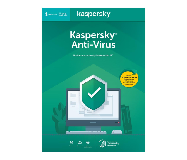 Kaspersky Anti-Virus 1st. (24m.) ESD - 410839 - zdjęcie